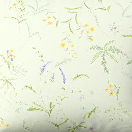 Patterned cotton fabric | Meadow Whisper