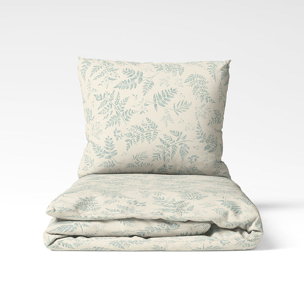 Rankų darbo medvilninis patalynės komplektas | Willow Mist