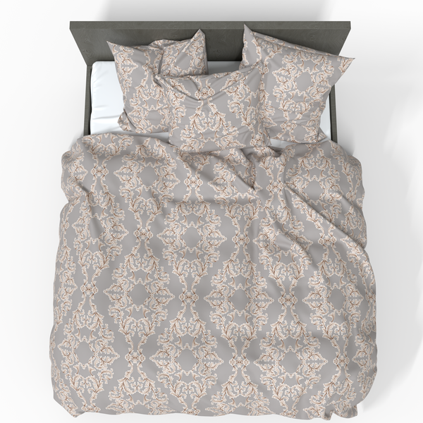 Handgefertigter luxuriöser Deluxe Satin Baumwoll Bettbezug | Dubai