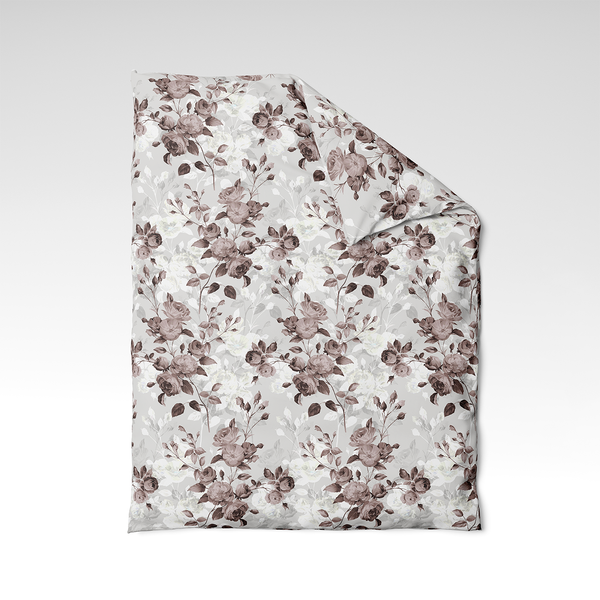 Handgefertigter Baumwoll-Bettdeckenbezug | Antique Bloom