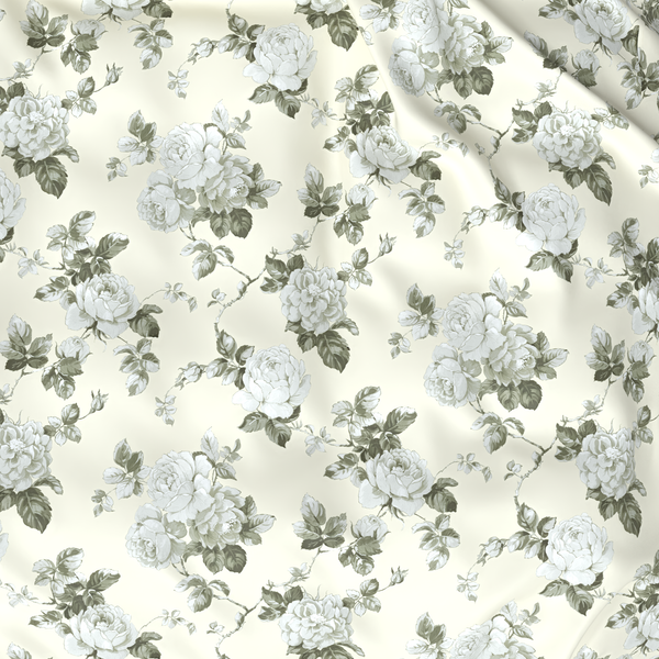 Luxuriöser Deluxe Satin 100% Baumwollstoff | Paris