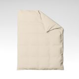 Handmade cotton duvet cover | Ecru