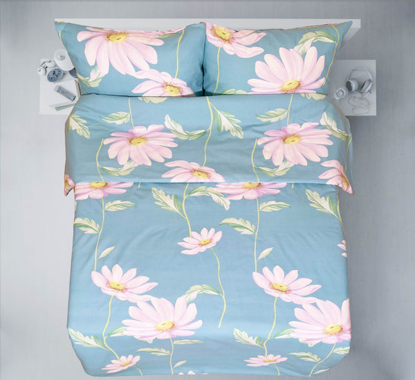 Last units of handmade cotton bedding set | Spring Daisy