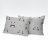 Handmade cotton pillowcase | Panda Pop