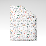 Handmade cotton duvet cover | Dino Land