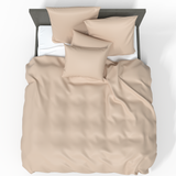 Handmade Luxurious Premium Satin Cotton Duvet Cover | Frappe