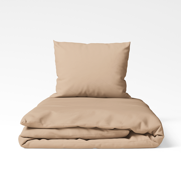 Handmade cotton bedding set | Toasted Almond