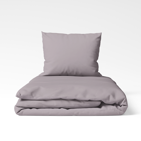 Handmade Cotton Bedding Set | Cloud Gray