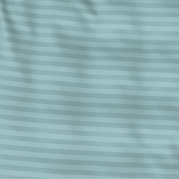 Prabangus Premium juostuoto satino 100% medvilnės audinys | Aquifer