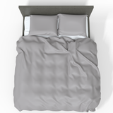 Handmade Luxurious Premium Satin Cotton Duvet Cover | Opal Gray