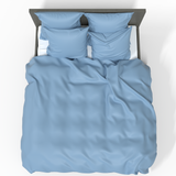 Handmade Luxurious Premium Satin Cotton Duvet Cover | Glacier Lake