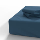 Handmade Cotton Fitted Sheet | Blue Ashes