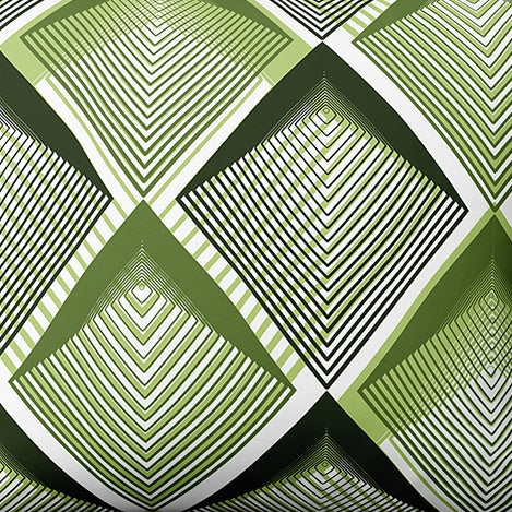 Gemusterter Baumwollstoff | Emerald Pulse