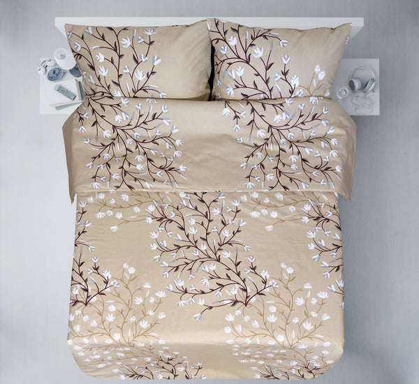 Last units of handmade cotton bedding set | Almond Blossom