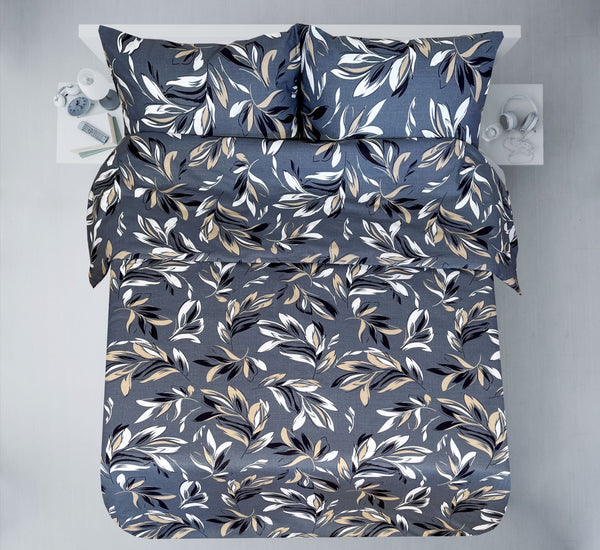 Last units of handmade cotton bedding set | Midnight Olive