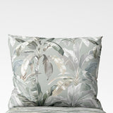 Handmade cotton pillowcase | Tropical Sage