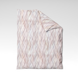 Handmade cotton duvet cover | Blush Flow