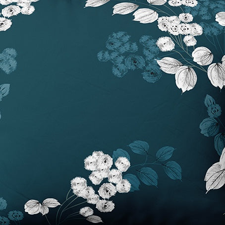 Patterned cotton fabric | Ocean Blossom