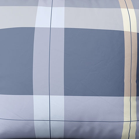 Patterned cotton fabric | Coastal Check