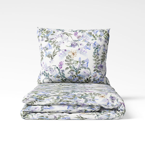 Rankų darbo medvilninis antklodės užvalkalas | Lavender Field