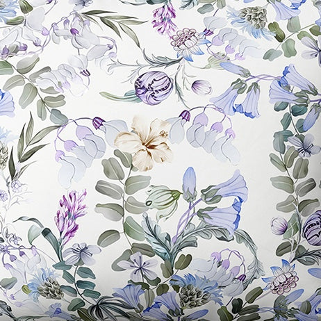 Patterned cotton fabric | Lavender Field