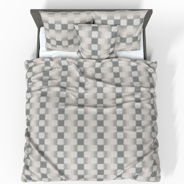 Ручной работы роскошный пододеяльник Deluxe из сатина хлопка | Frankfurt