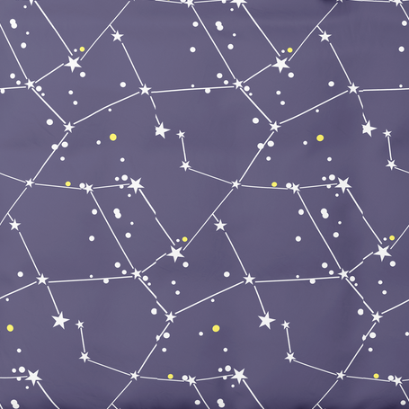 Gemusterter Baumwollstoff | Star Map