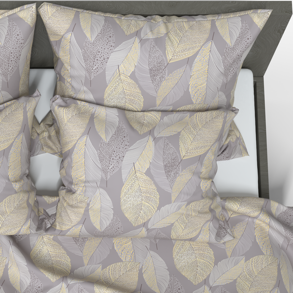 Handgefertigter luxuriöser Deluxe Satin Baumwoll Kissenbezug | Budapest