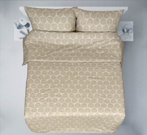 Last units of handmade cotton bedding set | Scandi Leaf
