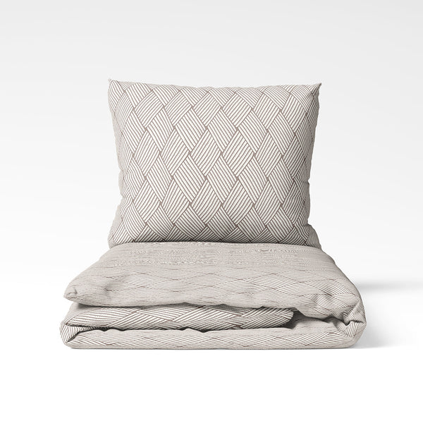 Rankų darbo medvilninis antklodės užvalkalas | Sand Weave