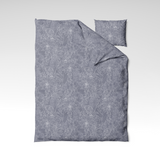 Patterned cotton fabric | Silver Bloom