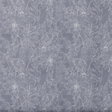 Patterned cotton fabric | Silver Bloom