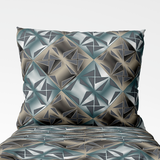 Handmade cotton pillowcase | Arctic Mosaic