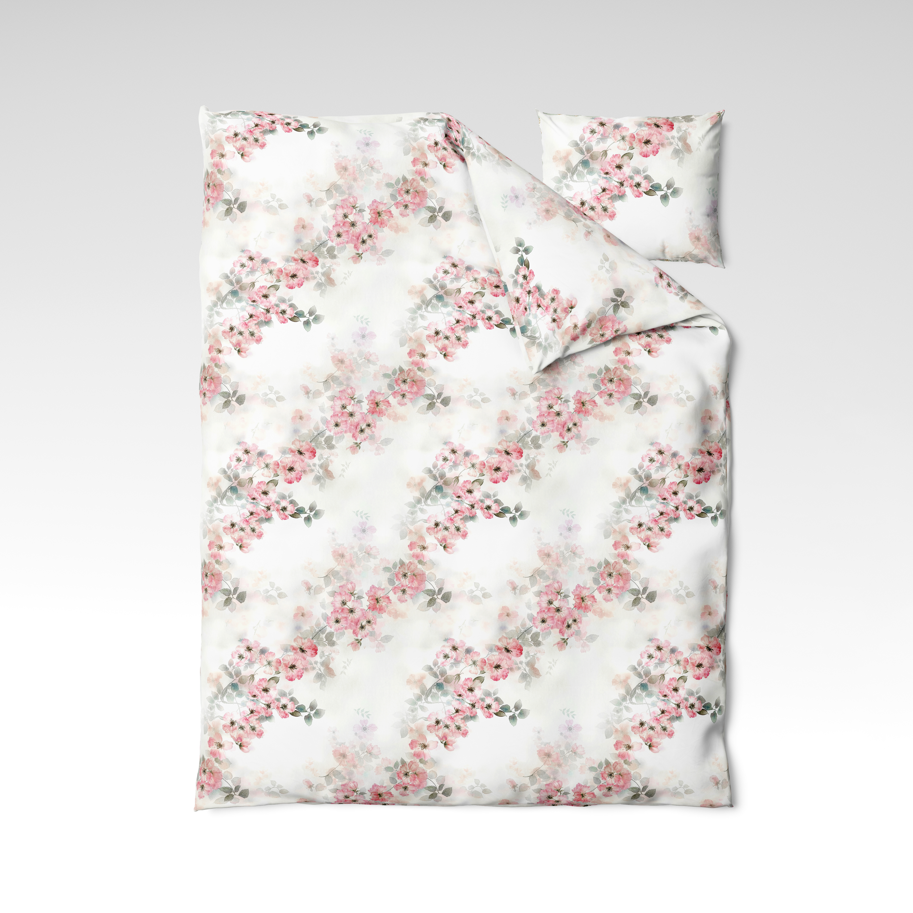 Handmade cotton bedding set | Blossom Mist