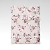 Patterned cotton fabric | Blush Peony