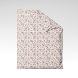 Handmade cotton duvet cover | Blush Rose