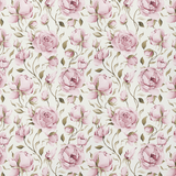 Patterned cotton fabric | Blush Rose