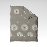 Handmade cotton duvet cover | Dandelion Whisper