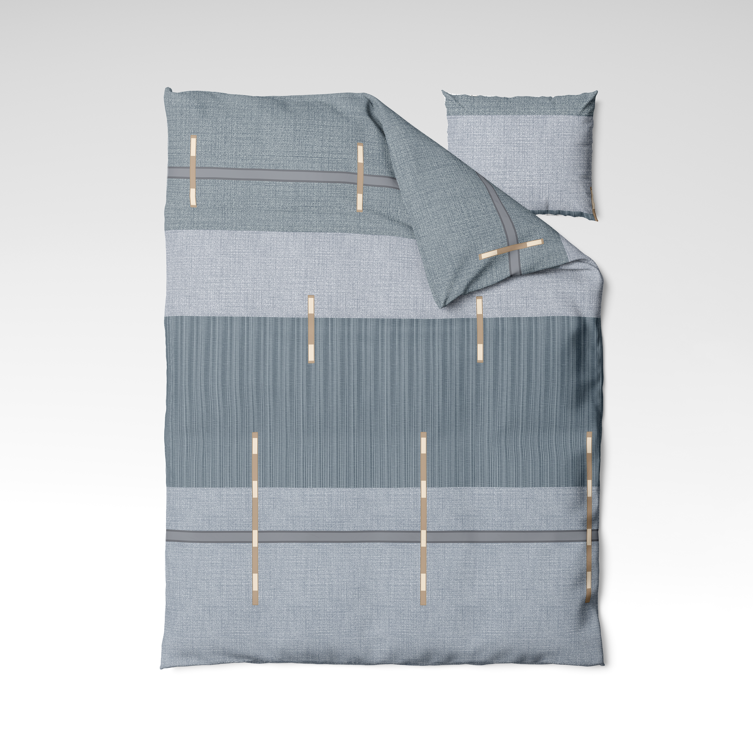 Handmade cotton bedding set | Denim Line