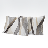 Handmade cotton pillowcase | Golden Flow