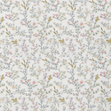 Patterned cotton fabric | Meadow Lace