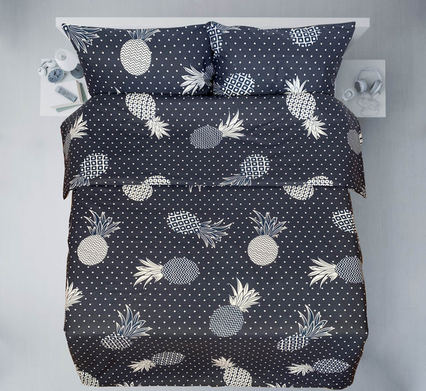 Last units of handmade cotton bedding set | Pineapple Pop