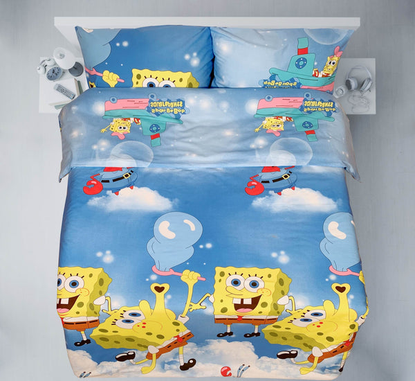 Последние единицы ручного хлопкового комплекта постельного белья | SpongeBob Fun