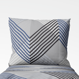 Handmade cotton pillowcase | Nordic Chevron