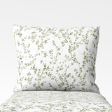 Handmade cotton pillowcase | Olive Whisper