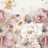 Patterned cotton fabric | Painted Petals
