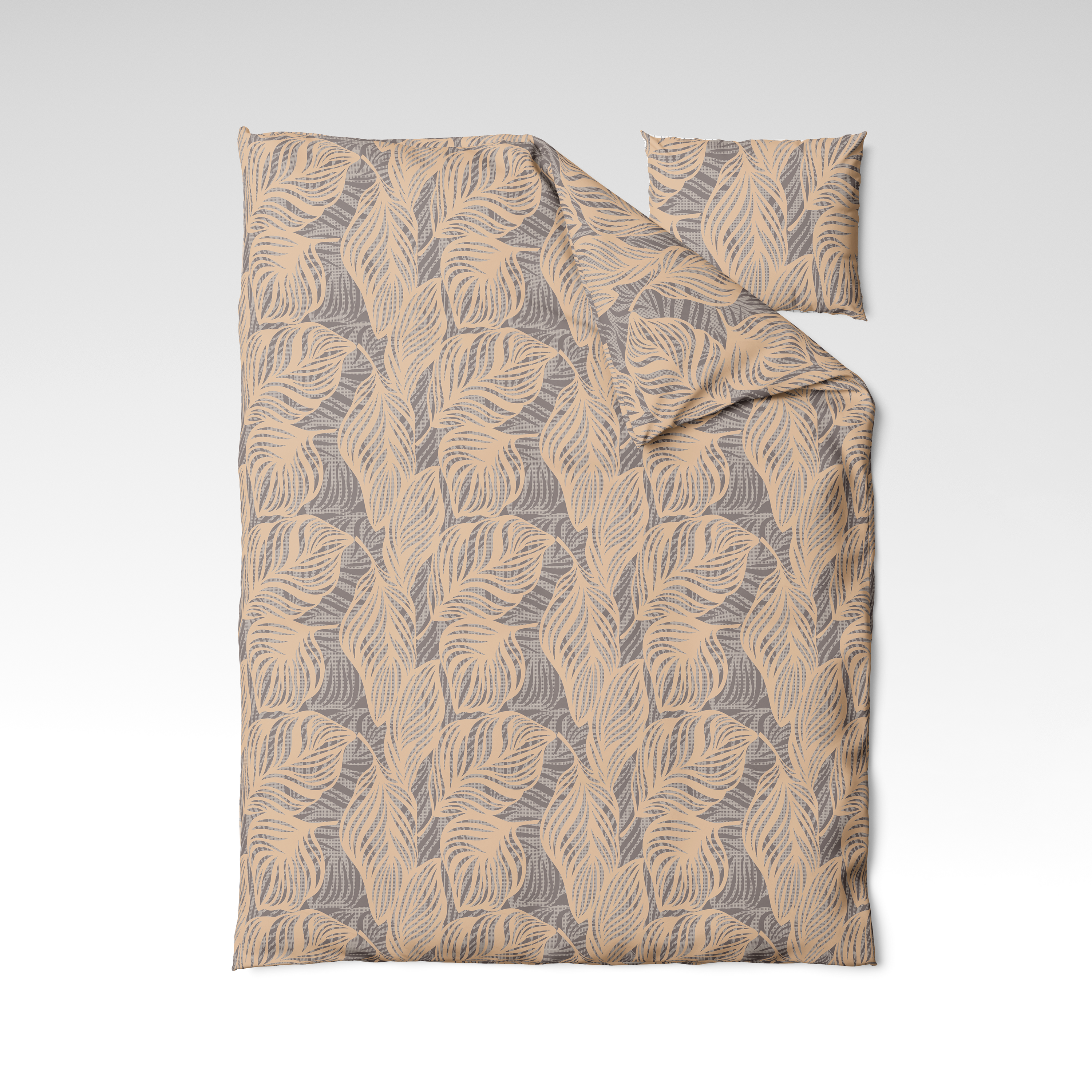 Patterned cotton fabric | Palm Shadow