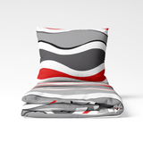 Handmade cotton bedding set | Red Current
