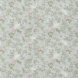 Patterned cotton fabric | Sage Garden