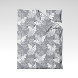 Patterned cotton fabric | Silver Tropics